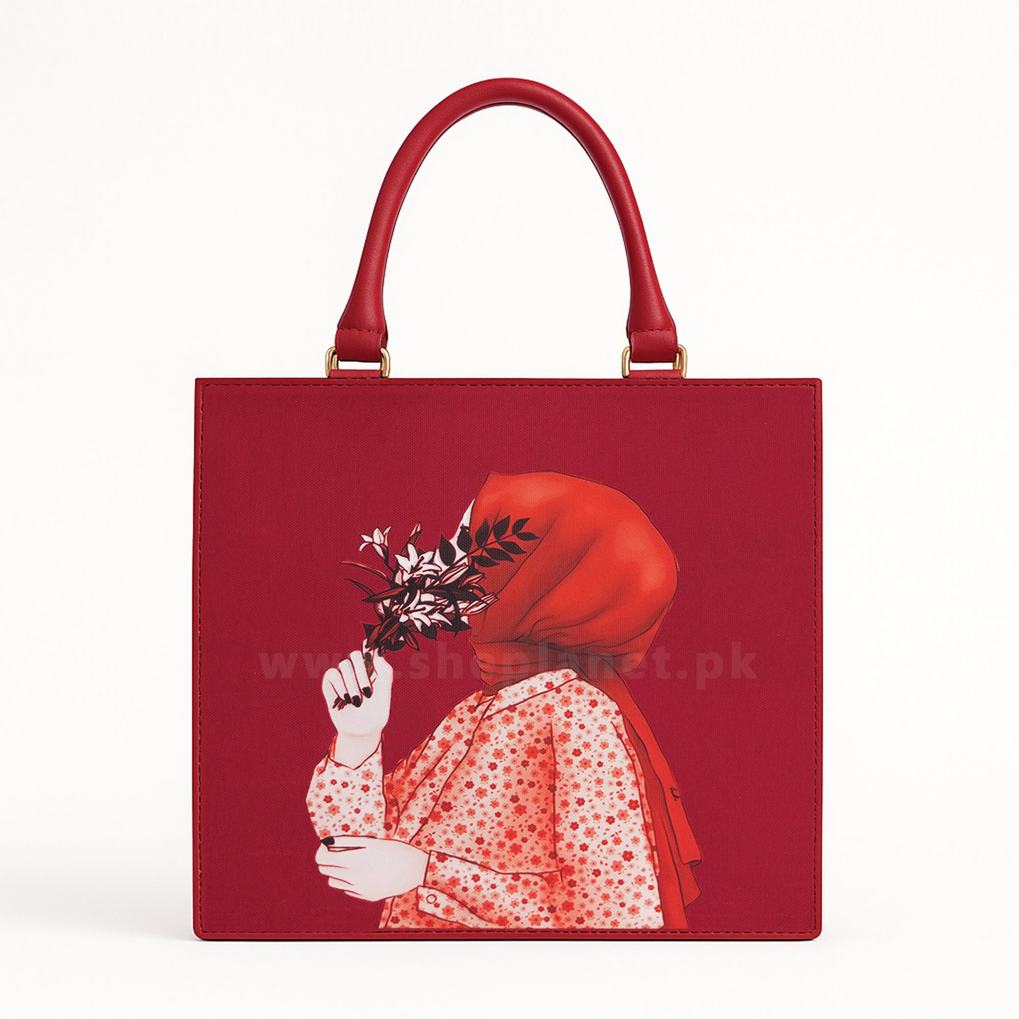 Hijab Tote Red/Maroon